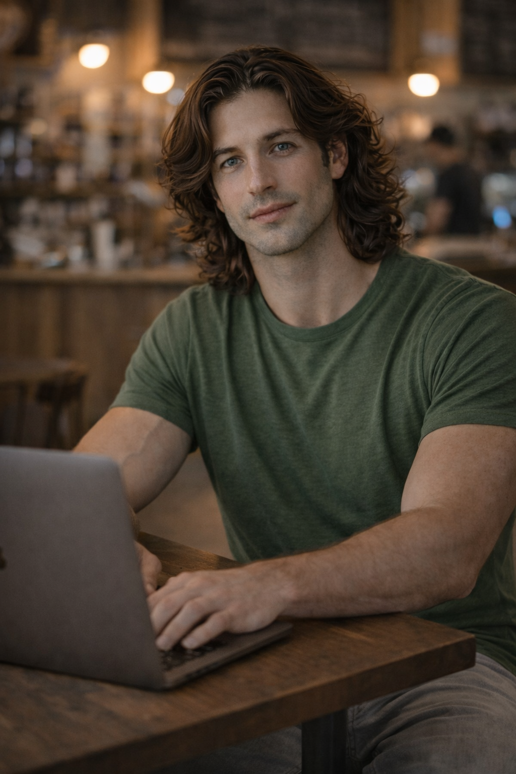 Mateo writing in a notebook